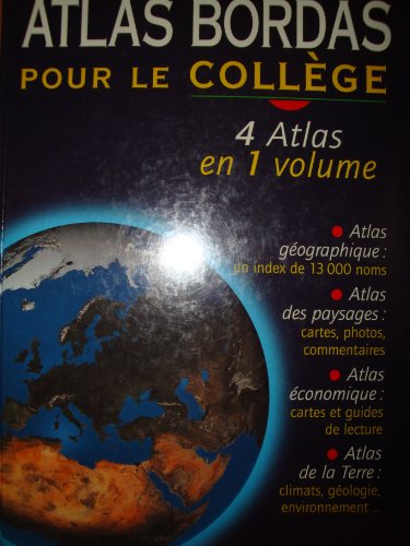 couverture de : Atlas pour le coll&egrave;ge