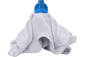 La Briantina Ricambio Mocio Professionale Perseo in Microfibra, Testina Mop Lavapavimenti per Tutte le Superfici, 125 Grammi, Fibra 23 cm