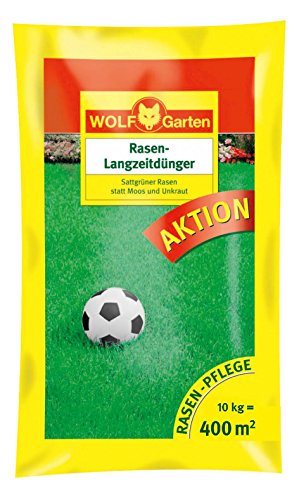 Wolf Rasendünger mit Langzeitwirkung LX-MU 400