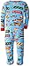 Hatley Baby Boys Infant Footed Coverall Big Rig Trucks Sleepsuit, Blue, 3-6 Months