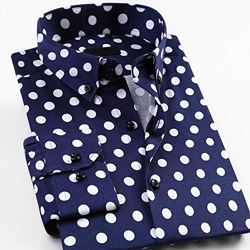camisa hombre lunares grandes