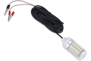 Keenso Luce a LED per Pesca Subacquea, Lampada da Pesca Subacquea per Barca Notturna a LED da Esterno 12V