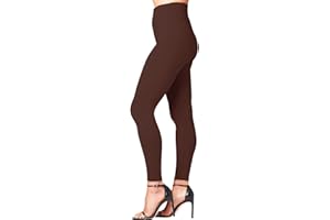 SATINA High Waisted Leggings for Women - Ladies Stretchy Gym and Yoga Leggings, Women's Workout Pants for Comfortable All Day Wear