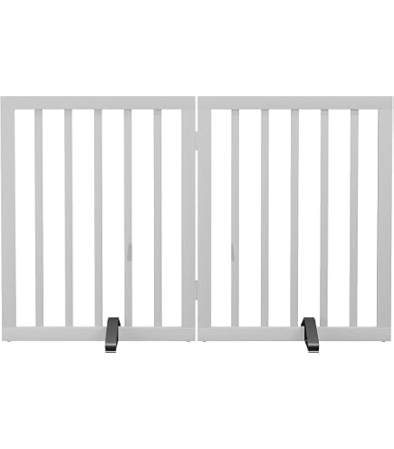 Verstärktes Baby- & Haustiergitter 244 Cm Breit – Einziehbares Schutzgitter Für Türen & Treppen | Grau, 63,5 Cm Hoch