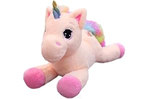 Georgie Porgy Pluszowy Jednorożec dla Dzieci Przytulanka Pluszak miś Prezent Urodzinowy dla Dziewczynek (15'' Jednorożec Różowy)