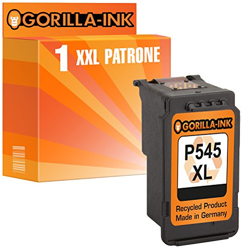 Gorilla-Ink® 1 Druckerpatrone XXL remanufactured für Canon PG-545 XL Black Pixma MG2450 MG2455 MG2555 MG2900 Series MG2950