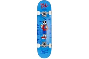 STATESIDE Enuff Skully Complete Mini Skateboard 7.25" x 29.5" (Blue)