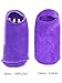 Makhry SPA Moisturizing Gel Socks with Vitamin E For Dry Cracked Heel Care Skin Repair Therapy Treatment Comfy Recovery Socks (Purple)