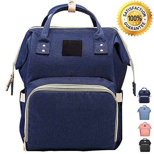 Preisvergleich Produktbild FLYMEI Global Damen Rucksack,Multifunktions Großraum wasserdichte Mamma Beutel Rucksack Laptop Rucksäcke-Navy