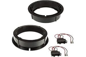 SOUND-WAY Sound way Kit Montage Haut-parleurs 165 mm Cadre Support Enceintes Compatible avec VW Volksvagen, Skoda, Audi