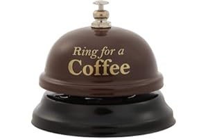 CASECOVER Call Bell Customer Service Bell, Office Desk Bell Small Traditonal Reception Desk Call Bell Ringing Service Bell Hand Servant Service Butler