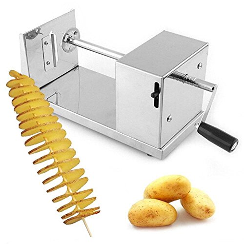 DHL VON DE Golden Seeds Kartoffelschneider Manuelle Edelstahl Spiralschneider Twister