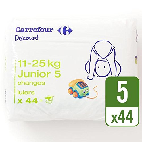 Preisvergleich Produktbild CARREFOUR Discount Größe 5 Carry Pack 44 Pro Pack