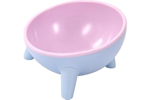 YSQEVN Ciotole per Gatti 15°Inclinata Contenitori per cibo per Cani Piccoli Distributore per Cibo per Animale Domestico, Cuccioli