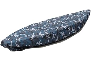 KEYOHOME Professional Universal Kayak Cover for Fishing Boat and Canoe Outdoor Storage (3.1-3.5m)