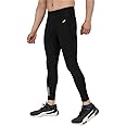 RIDER Full Length Compression Tights Multi Sports Exercise/Gym/Running/Yoga/Other Outdoor ineer wear for Sports - Skin Tight Fitting - Black Color