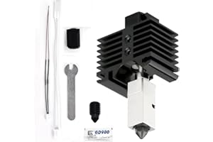 VECORLER Ersatz Bambu Lab Hotend X1 Kohlenstoffbaugruppe mit abnehmbarem gehärtetem Stahl 0,4 mm Düse Hotend für Bambu lab X1 Series 3D -Drucker