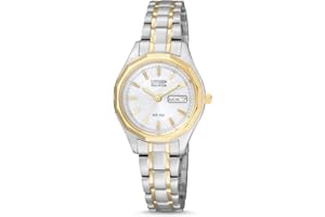 Citizen Women Analogue Eco-Drive Watch with Stainless Steel Band