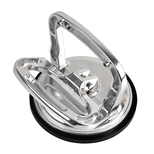 Preisvergleich Produktbild YAOBLUESEA 2 Stück Saugheber Saugnapfhalter Saugnäpfen Gummisauger Glasheber Max. 50kg Vakuumsauger Einzel Saugheber 118 mm Aluminium