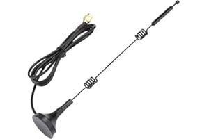 TANGXI Antenna per router WiFi ad alto guadagno SMA 12dBi RP-SMA 2,4 GHz 5 GHz per telecamera IP senza fili, registratore NVR, telecamera posteriore posteriore per camion e roulotte, telecamera posteriore
