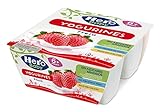 Sin azucares añadidos Hero Baby Yogurines Fresa - Paquete de 4 x 100 gr - Total: 400 gr