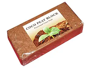 Elamgreen Organic Coco Peat Block 650Grams Best For Potting Soil Mix And Plant Growth Promotor