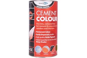 BOND IT Bond-It Builders Complete BDH060R Brick Red Powdered Cement Dye (1 Kg) - Colours Mortar, Brick, Pointing, Render and Concrete Toner