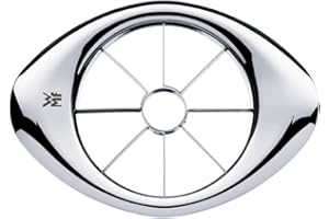 WMF Gourmet Apfelschneider Edelstahl 9 cm, Birnenschneider, Apfelteiler, Obstteiler, Cromargan Edelstahl, Obstschneider ideal für Äpfel und Birnen