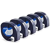 Uso para: 100% compatible con DYMO LetraTag LT-100H, LT-100T, LT-110T, QX 50, XR, XM, 2000, Plus.