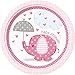 Umbrellaphants Pink 23cm Paper Plate - Pack of 8