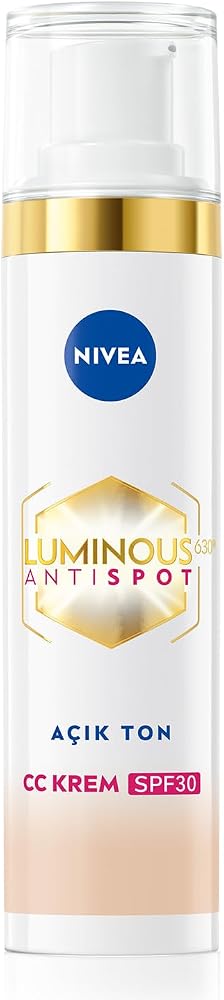 NIVEA Luminous630 Leke Karşıtı Krem CC Fluid SPF30 Light 40ml