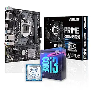Intel Core i3-9100 LGA1151 Desktop Processor 4 Cores up to 4.20GHz 6MB Cache Bundled with Prime H310M-E R2.0 Motherboard