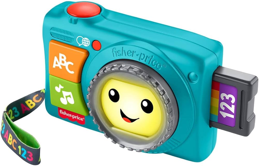 Fisher-Price Eğlen ve Öğren Işıklı Kamera JNV97