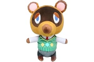 SANEI San Ei - Animal Crossing - Peluche Tom Nook - Nintendo licensed - 17 cm