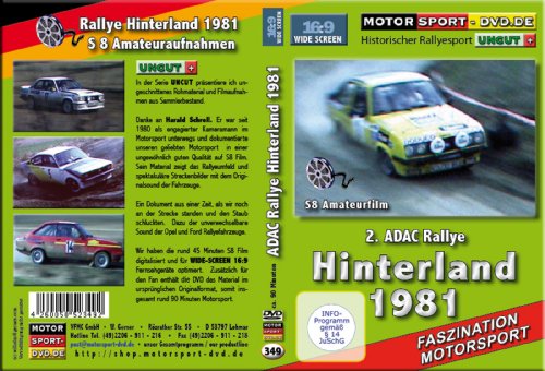 Preisvergleich Produktbild 2. ADAC Rallye Hinterland 1981 DVD349