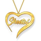 Silver Polish Love Pendant Necklace 