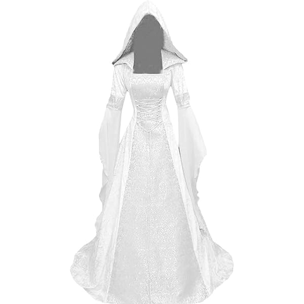 Halloween kostuum voor dames, middeleeuwse kleding, vintage, retro, A-lijn, swingjurk, feestelijke midi-lange jurk, jaren 50, partyjurk, meisjes, rollenspel, ronde hals, partyjurk, hoge taille, rood