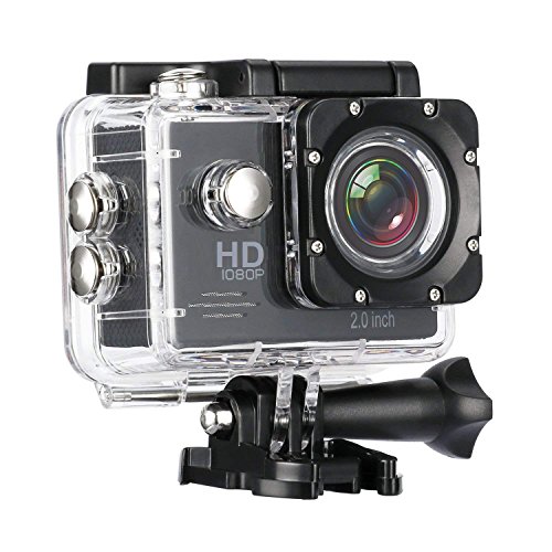 Rewy PR-8800 Full High Definition 1080p Sports Waterproof 12MP Camera with Micro Support Sd Card Slot Multi Language for Android Devices