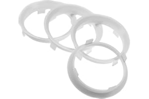 RKC 4 anelli di centraggio, 60,1 x 56,6 mm, colore bianco, prodotti in Germania