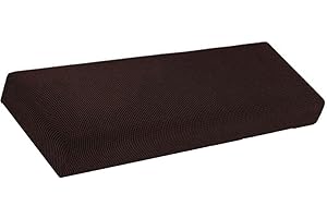 ZZDZW Bezug für Esszimmerbank，Bezug für Sitzbank Stretch Holzbank Schonbezug Bezug Für Fußhocker Bank Sitzbank Hocker Husse Flurbank Stuhlhusse Sofabank Bezüge (Color : Dark Coffee, Size : 130-150cm)