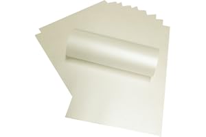 SYNTEGO 50 folios de papel brillante tamaño A4 color marfil cuarzo perlado de gramaje 120 g/m², doble cara, apto para impresoras de inyección de tinta y láser (PIA4 4)