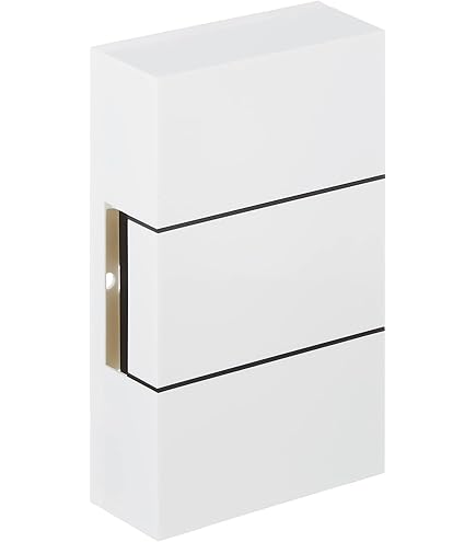 Carillon Da Parete Con Cavo - Campanello Elettrico 230V AC, Design Quadrato - Foto 5