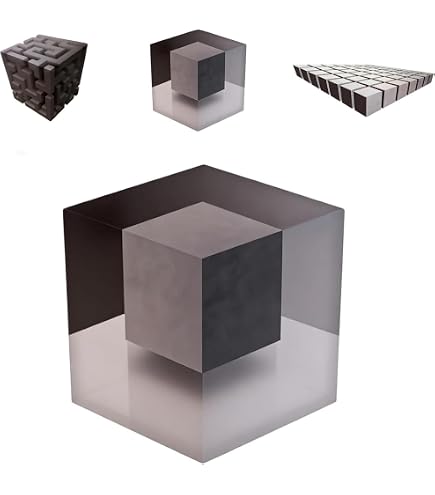 Impossible Corner – Adesivo Murale 3D A Illusione Ottica, Effetto Cubo Flottante Per Angoli A 90°, Decorazione Moderna Per Soggiorno, Ufficio E Galleria