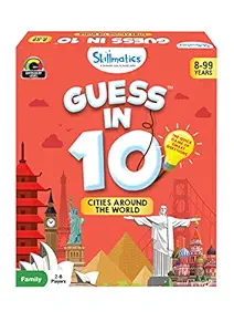 Skillmatics Card Game : Guess in 10 Cities Around The World | Gifts for Ages 8 and Up | Super Fun for Travel & Family Game Night
