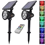 1. Itscool solar strahler außen bunt hat 9 farben auto-verschiebung; odersie können auf einen einfarbigen, hellen RGBW-LED-Chip fixieren. Dieser solarstrahler hat ein solarmodul, das größer ist als die meisten ähnlichen produkte auf dem markt; es funktioniert sehr gut im winter mit weniger sonnenschein.