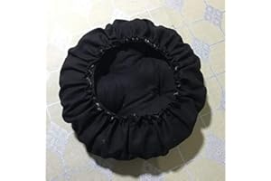 GGoty Runde Stuhlhusse, Stretch-Stuhlkissen, dicke Sitzpolster, Schonbezüge für runde Hocker (35 x 35 cm, 15)