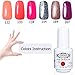 Perfect Summer 6pcs Multi Colour Gel Nail Polish Soak Off UV LED Manicure Varnish Nail Starter Kits 8ml each #31