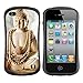 Produktbild Super Galaxy TPU Schutzhülle Stoßfest Anti Kratz Case Shell // V00006187 Steinfigur Buddha Tapete // Apple iPhone 4 4S 4G