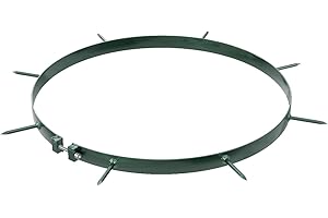 QLS HANDELS Rasen Aerator für Gartenwalze Walze Aerifizierer Rasenlüfter 5-TLG 40 cm 8 Dorn