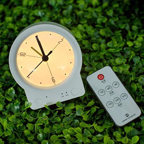 Preisvergleich Produktbild Aufwachen Licht Lichtwecker mit Fernbedienung LED Wecker Nachtlichter Berührungssteuerung Dimmable Nachttischlampe USB Wiederaufladbarer Timer Schreibtischbeleuchtung für Kinder Baby Stillen
